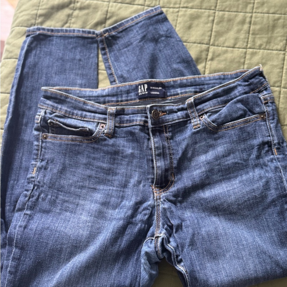 GAP Blue Denim Skinny Jean/Leggings